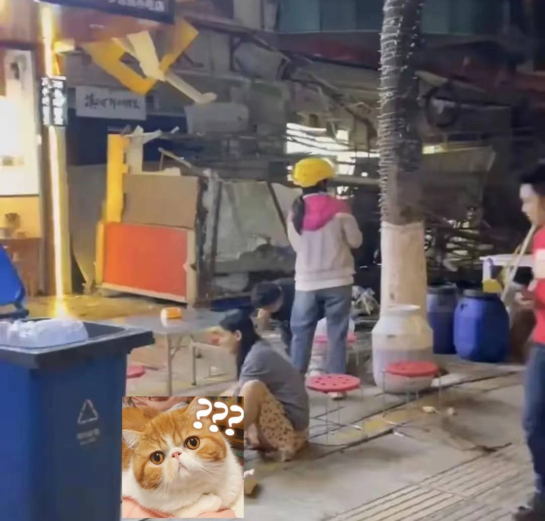 广告牌坠落后续：当事人宝妈发声，2个孩子肚子饿，一口饭没吃上