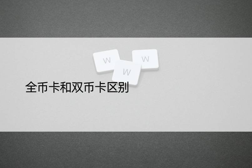 双币卡虚拟(双币卡的作用)